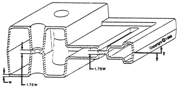 Kiss-off in rotational moulding