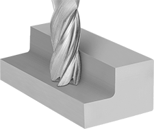 Bull nose cutter with cutting profile