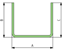 U-shaped bend length guidelines