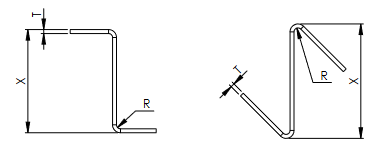 Z-shaped bend