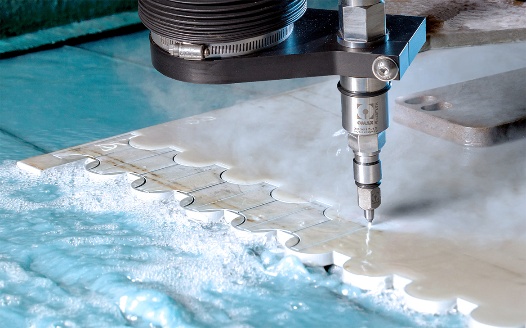 Water jet cutting